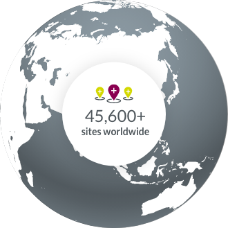 45,600+ Sites